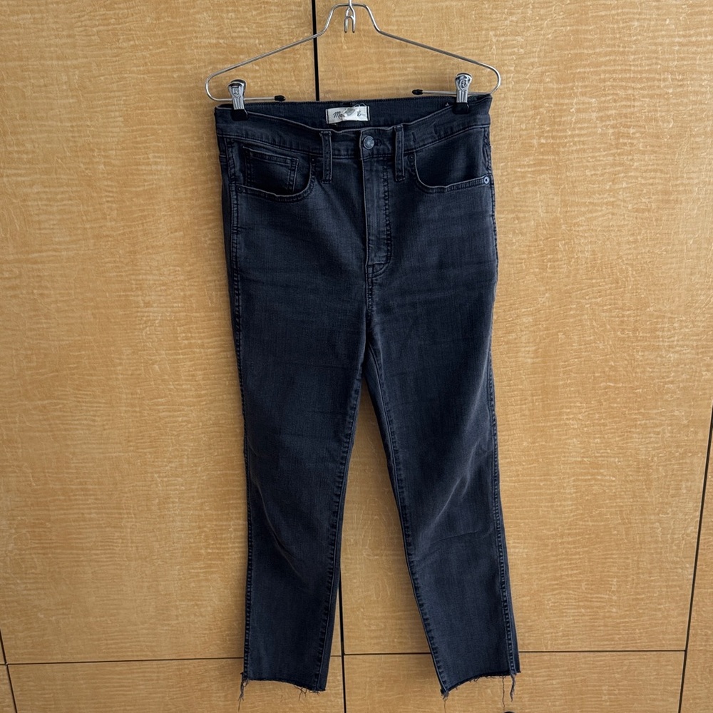 Madewell Stovepipe Black Women's Jeans